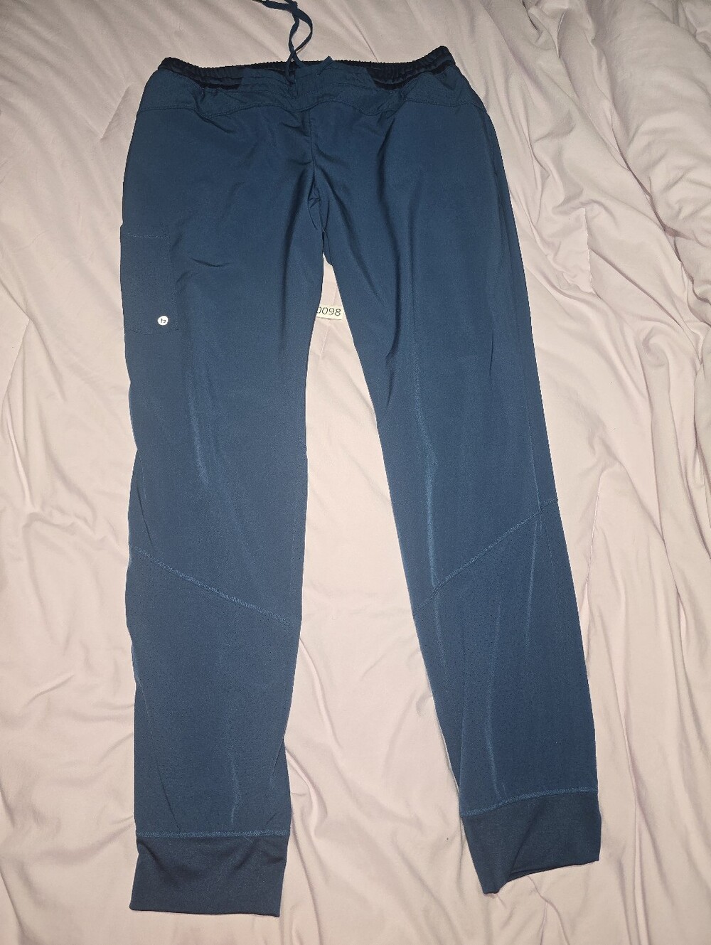Barco One CARIBBEAN Blue Jogger Scrub Pants XL Tall
